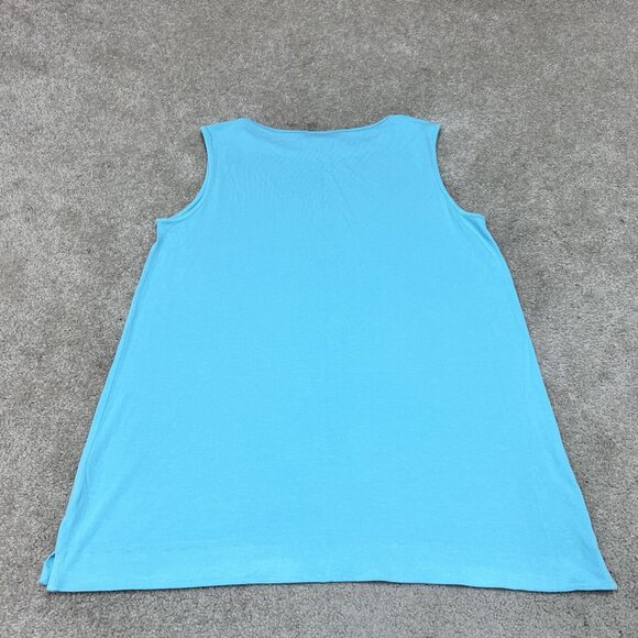 J. Jill Blouse Women’s Green Sleeveless Size Small - Picture 8 of 10